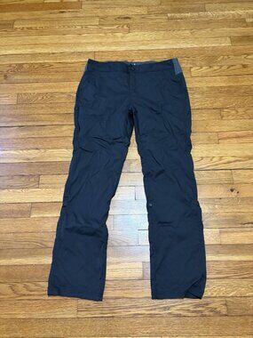 Royal Robbins Women's Black Pants Size Large Nylon Stretch Outdoor Hiking